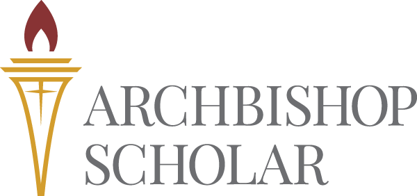logo for archbishop scholarship program